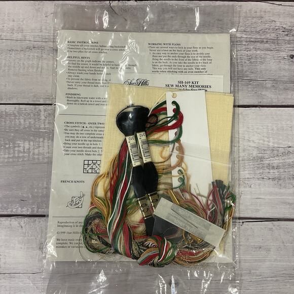 Sue Hillis Counted Cross Stitch Kit Sew Many Memories SH-169 Needlework - Picture 3 of 3